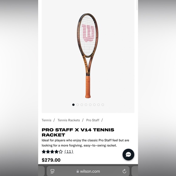 NWT Set of Wilson Pro Staff X v14, Grip 2 - Picture 16 of 16